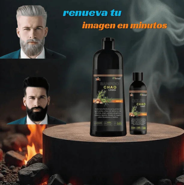 DI ADIÓS A LAS CANAS CON EL SHAMPOO COLORANTE